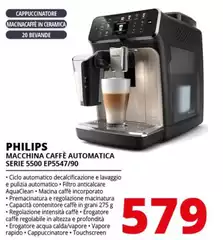Philips - Macchina Caffè Automatica Serie 5500 EP5547/90 