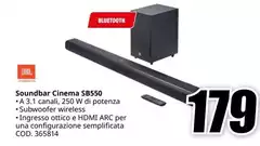 Jbl - Soundbar Cinema Sb550
