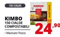 Kimbo - 150 Cialde Compostabili