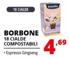 Caffe Borbone - 18 Cialde Compostabili 