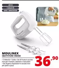 Moulinex - Sbattitore HM450 