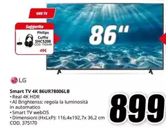 LG - Smart Tv 4k 86ur78006lb