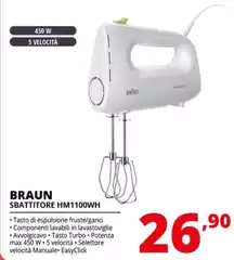 Braun - Sbattitore HM1100WH 