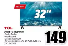TCL - Smart TV 32S5400AF