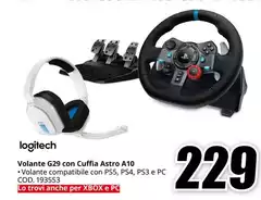 Logitech - Volante G29 Con Cuffia Astro A10
