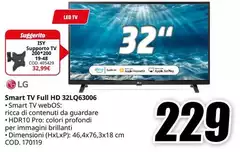 LG - Smart Tv Full Hd 32lq63006