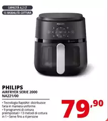 Philips - Airfryer Serie 2000 NA221/00