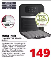 Moulinex - Friggitrice Ad Aria 9 In 1 AL5018 