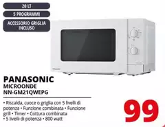 Panasonic - Microonde NN-GM21QWEPG
