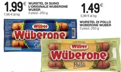 Wuber - Wurstel Di Suino L'originale Wüberone