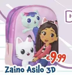 Zaino Asilo 3D 