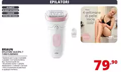 Braun - Epilatore Silk-Epil 7 7-000 Flamingo