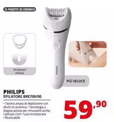Philips - Epilator Series 8000 BRE700/00 Epilatore Wet & Dry