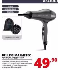 Imetec - Bellissima Asciugacapelli 11859 