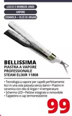 Bellissima - Piastra A Vapore Professionale Steam Elixir 11808