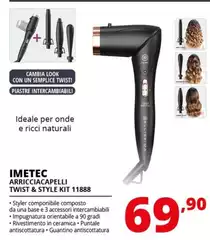 Imetec - Arricciacapelli Twist & Style Kit 11888