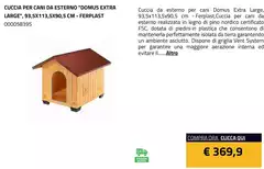 Ferplast - Cuccia Per Cani Da Esterno "Domus Extra Large"