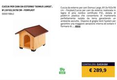 Ferplast - Cuccia Per Cani Da Esterno "Domus Large"