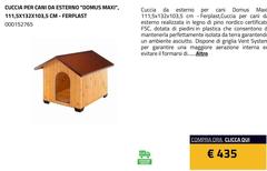 Ferplast - Cuccia Per Cani Da Esterno "Domus Maxi"