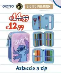 Giotto - Astuccio 3 Zip