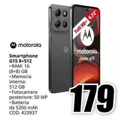 Motorola - Smartphone G15 8+512