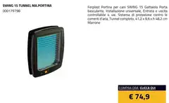 Ferplast - Swing 15 Tunnel Ma.Portina