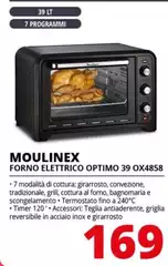 Moulinex - OX4858 Fornetto Optimo 39L Con Girarrosto