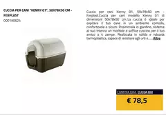 Ferplast - Cuccia Per Cani "Kenny 01" Ferplast - Cuccia Per Cani "Kenny 01"