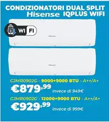 Hisense - Condizionatori Dual Split Iqplus Wifi
