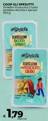 Coop - Tortellini Prosciutto Crudo/ Tortellini Prosciutto Crudo/ Tortellini Ricotta E Spinaci