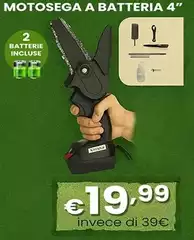 Motosega A Batteria 4" 