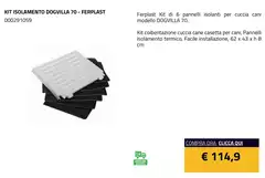 Ferplast - Kit Isolamento Dogvilla 70 Ferplast - Kit Isolamento Dogvilla 70