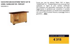 Ferplast - Cuccia Per Cani Da Esterno "Baita 120" In Legno