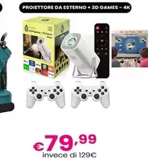 Proiettore Da Esterno + 3D Games - 4K