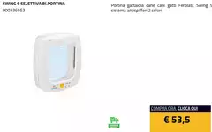 Ferplast - Swing 9 Selettiva Bi.Portina 