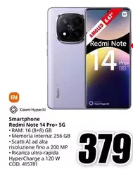 Xiaomi - Smartphone Redmi Note 14 Pro+ 5G