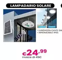 Lampadario Solare