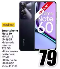 Realme - Smartphone Note 60