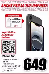 Apple - Iphone 16e
