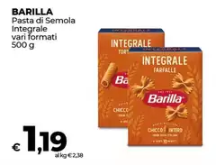 Barilla - Pasta Di Semola Integrale