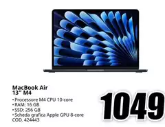 Apple - Macbook Air 13" M4