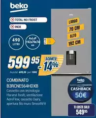 Beko - Combinato B3RCNE564HDXB