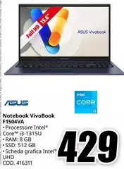 Asus - Notebook Vivobook F1504VA