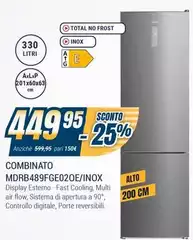 Midea - Combinato MDRB489FGE020E/INOX