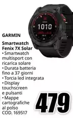 Garmin - Smartwatch Fenix 7x Solar