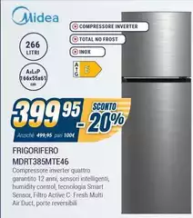 Midea - Frigorifero MDRt385MTE46