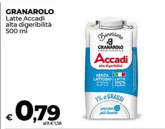 Granarolo - Latte Accadi Alta Digeribilità