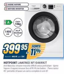 Hotpoint - Lavatrice NF1046WKIT