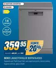 Beko - Lavastoviglie BDFN16430S 