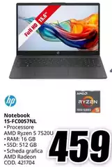 HP - Notebook 15-FC0057NL